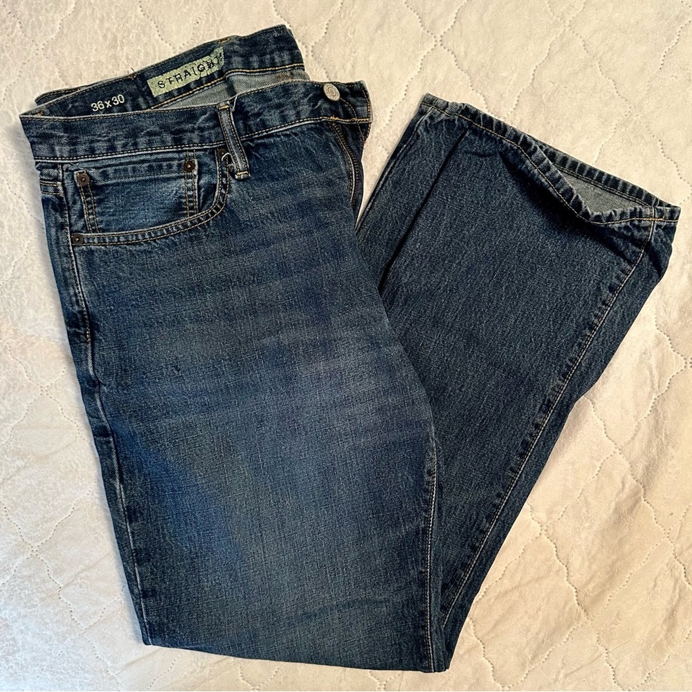 GAP 1969 Men’s Dark Wash Straight Cut Jeans
